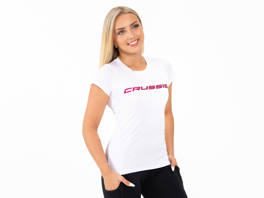 Damen-T-Shirt WHITE PINK