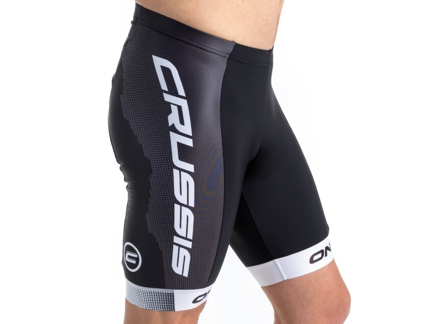 CRUSSIS Elastic Shorts - ONE, schwarz/wei